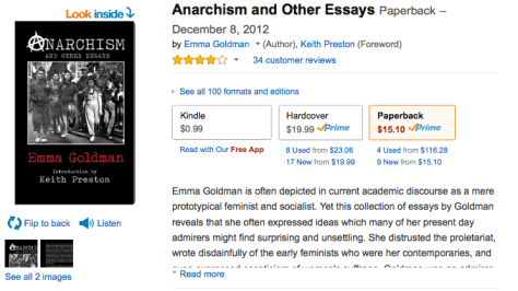 Anarchism and Other Essays