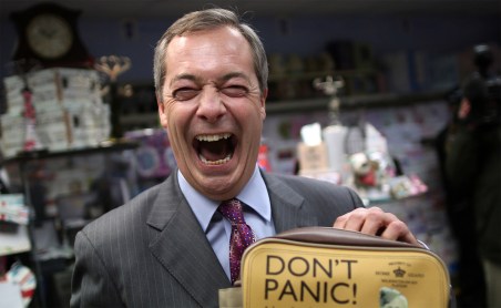 Nigel Farage, the leader of UKIP