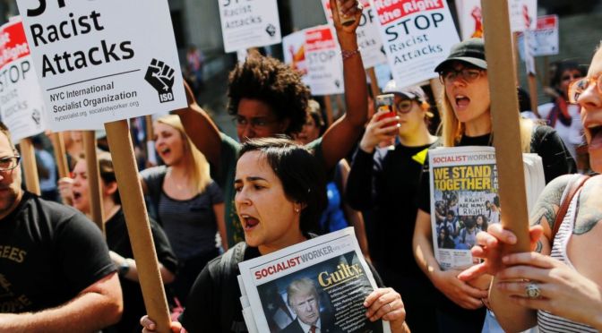 Stand Against Islamophobia: A Report Back from Lansing Class with “Sharia Law” March