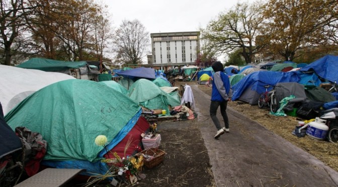 Organizing Matters: Tent Cities, Self-Determination, and (Against) the Fascist Targeting of Homeless People